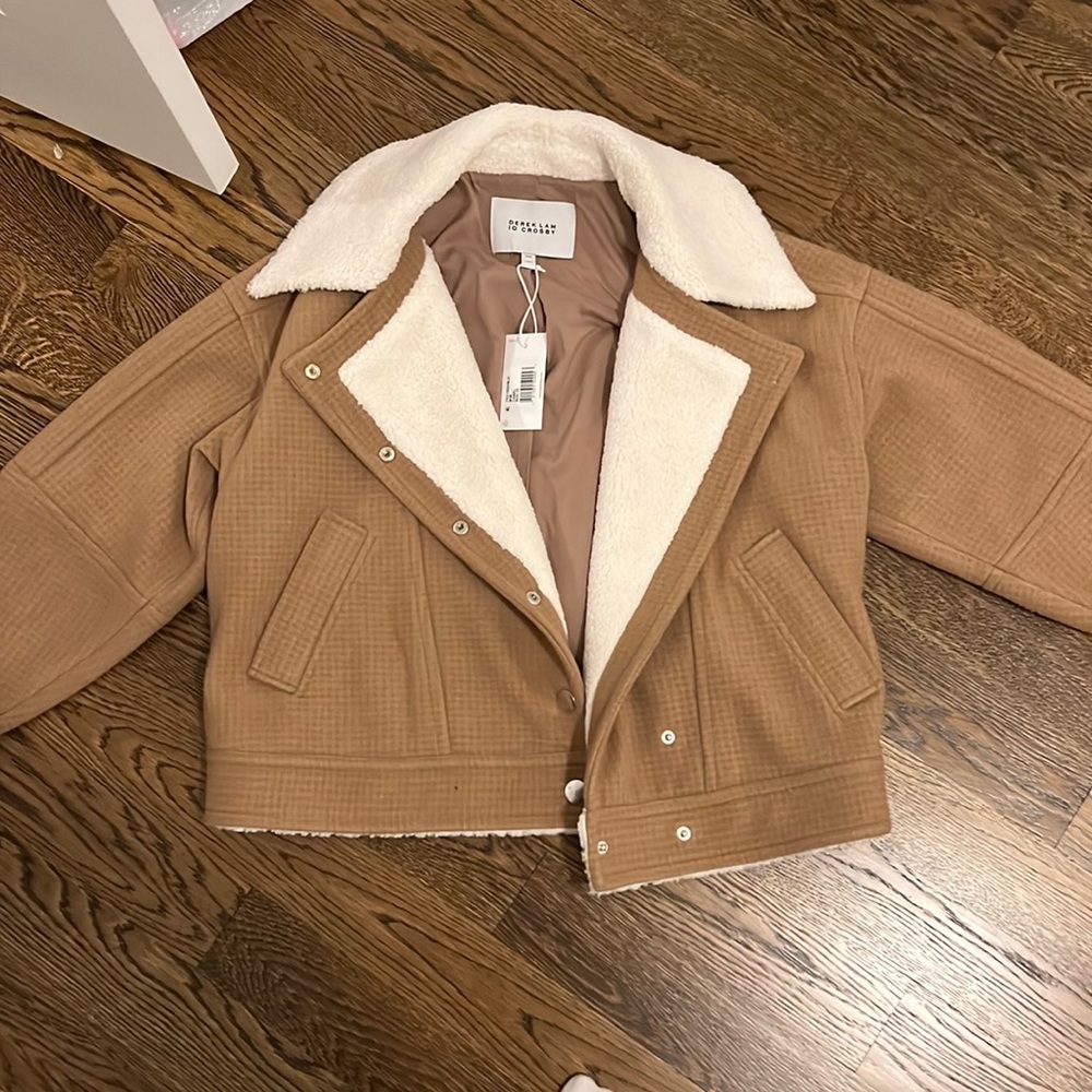 Derek Lam 10 Crosby Rowan Flight Jacket